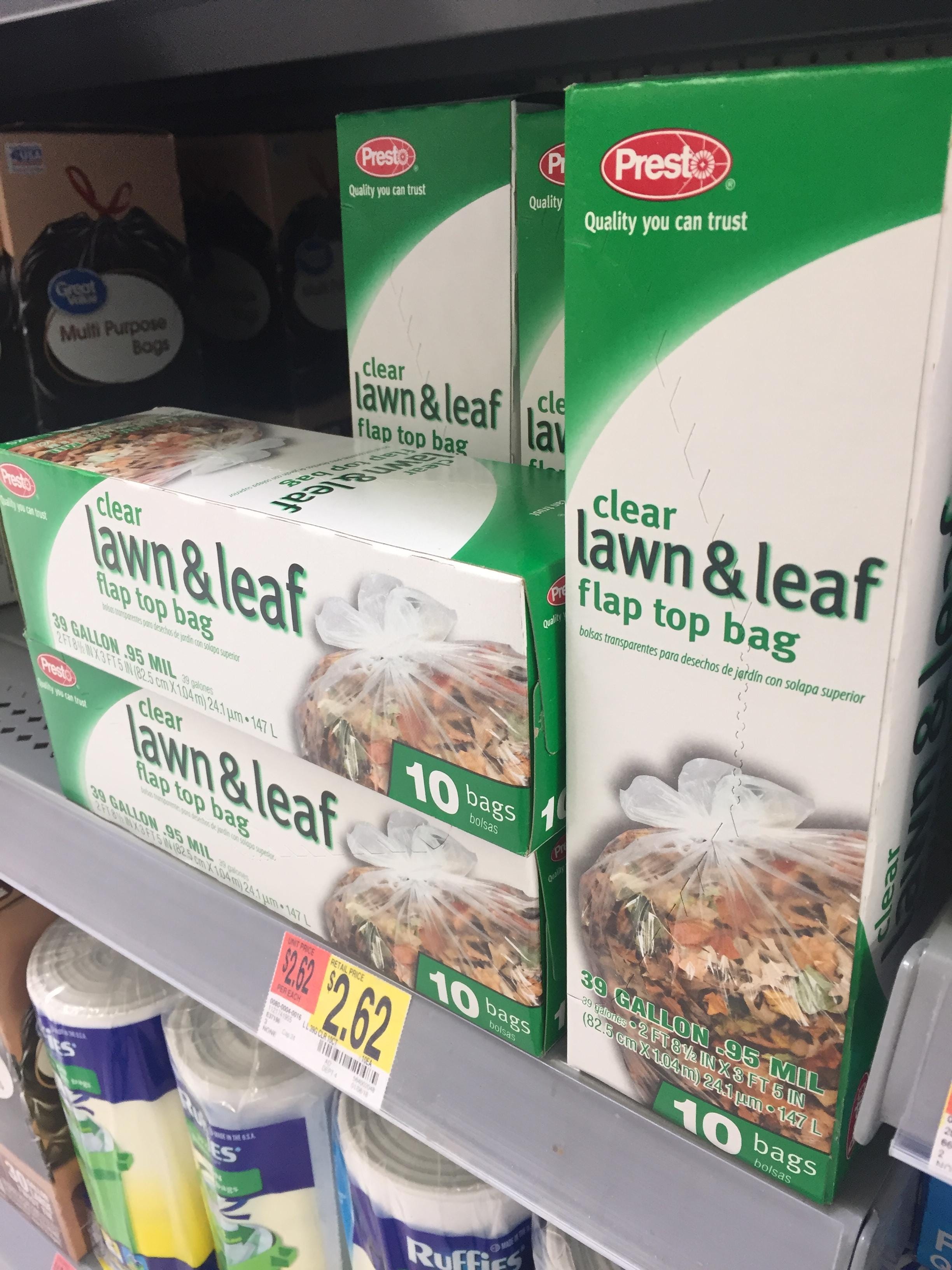 stores that sell clear bags